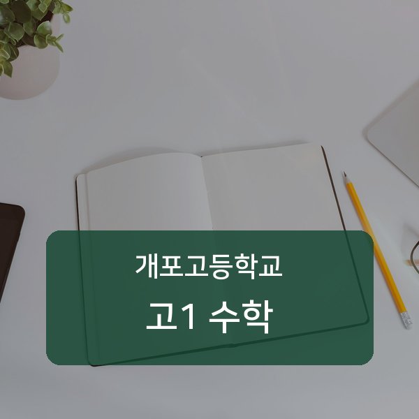 개포고등학교 고등학교 1학년 수학 과외 — 검증된 매칭