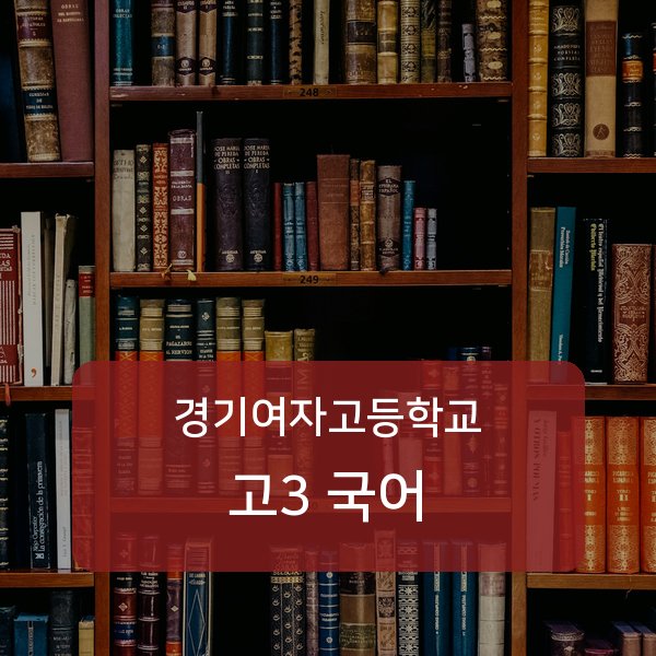 경기여자고등학교 고등학교 3학년 국어 과외 안내