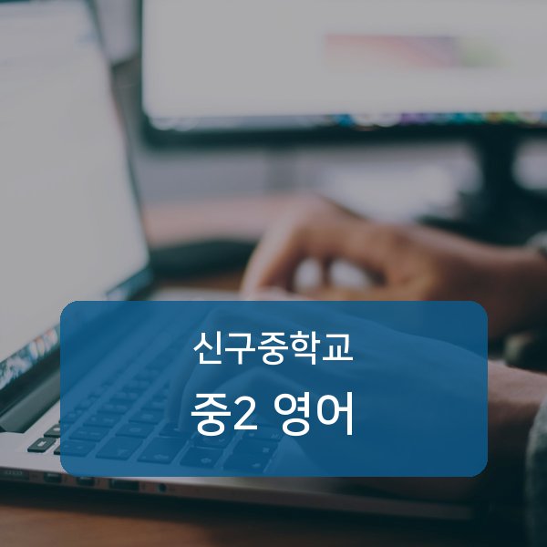 서울 신구중학교 중2 영어 과외 추천