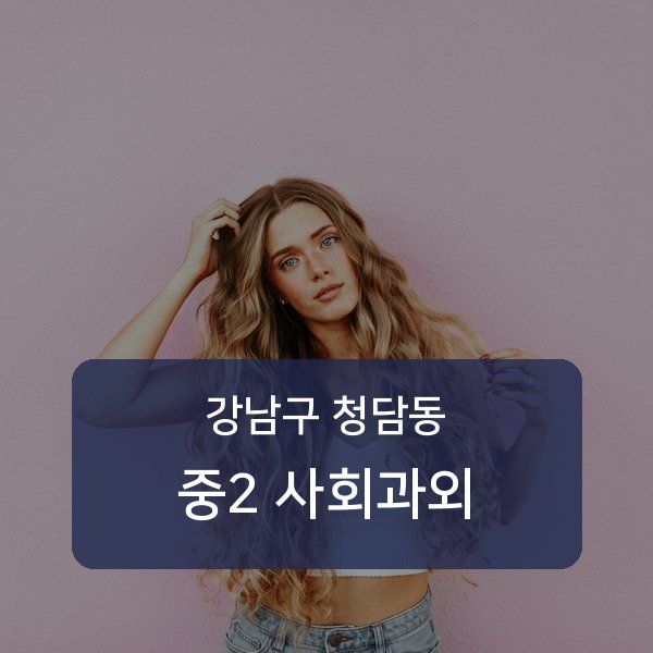 청담중·영동고등 중학교 2학년 학생 사회 1:1 과외 — 학교 시험 출제 분석 상담