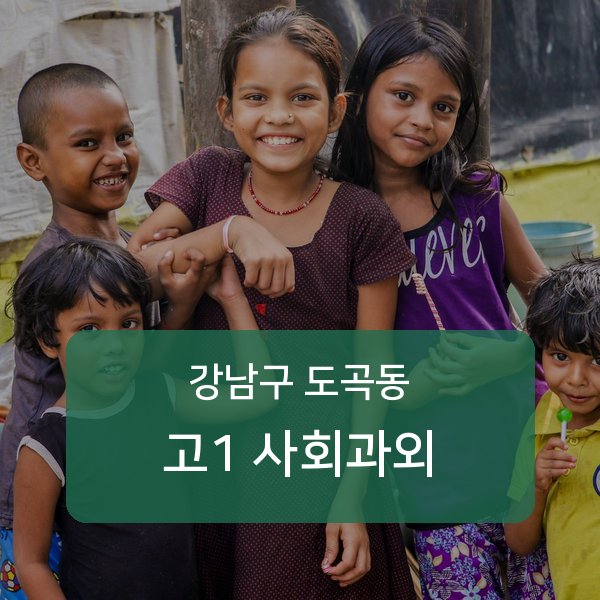 대치중·도곡중·은성중 고등학교 1학년 학생 사회 1:1 과외 — 학교 시험 출제 분석 상담
