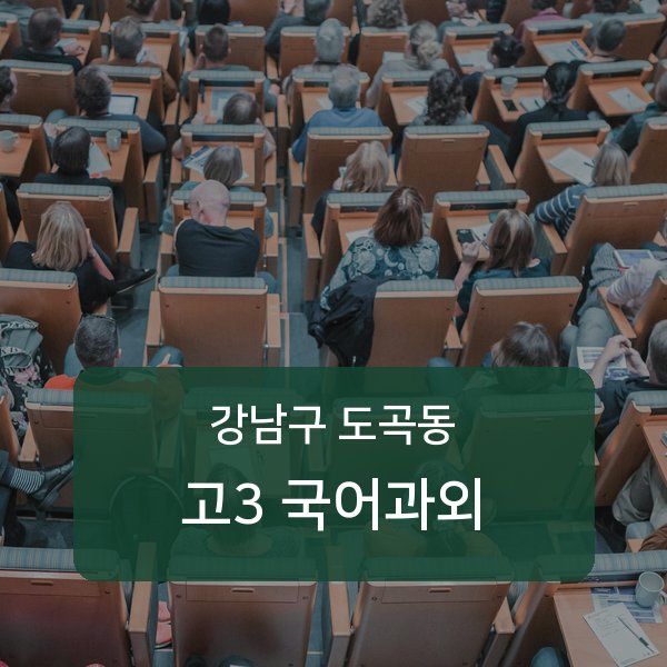 대치중·도곡중·은성중 고등학교 3학년 학생 국어 1:1 과외 — 학교 시험 출제 분석 상담