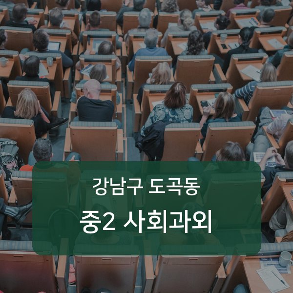 대치중·도곡중·은성중 중학교 2학년 학생 사회 1:1 과외 — 학교 시험 출제 분석 상담