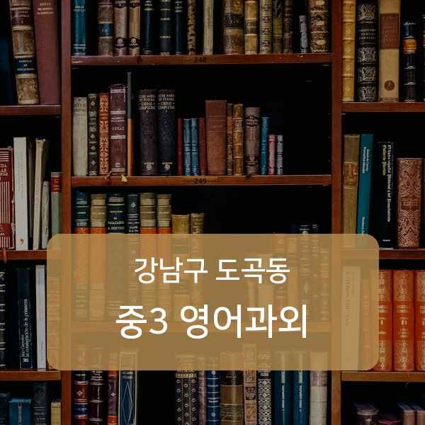 대치중·도곡중·은성중 중학교 3학년 학생 영어 1:1 과외 — 학교 시험 출제 분석 상담