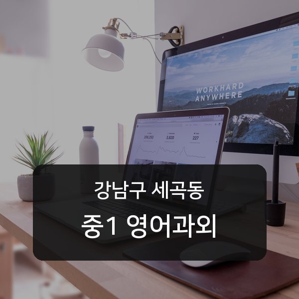 세곡동 중1 영어 과외 — 강남구 1:1